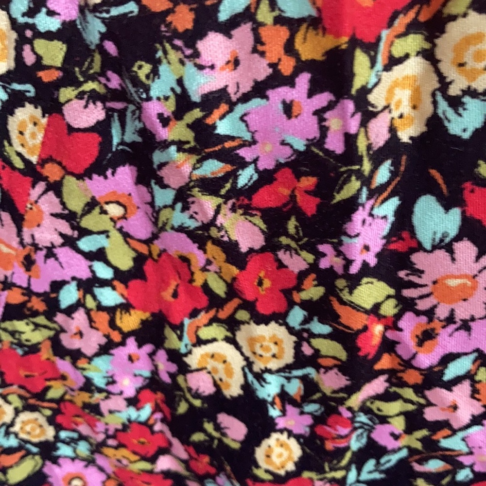 Rewind long floral print dress w criss cross in back boho XS XXL jr - Picture 9 of 17